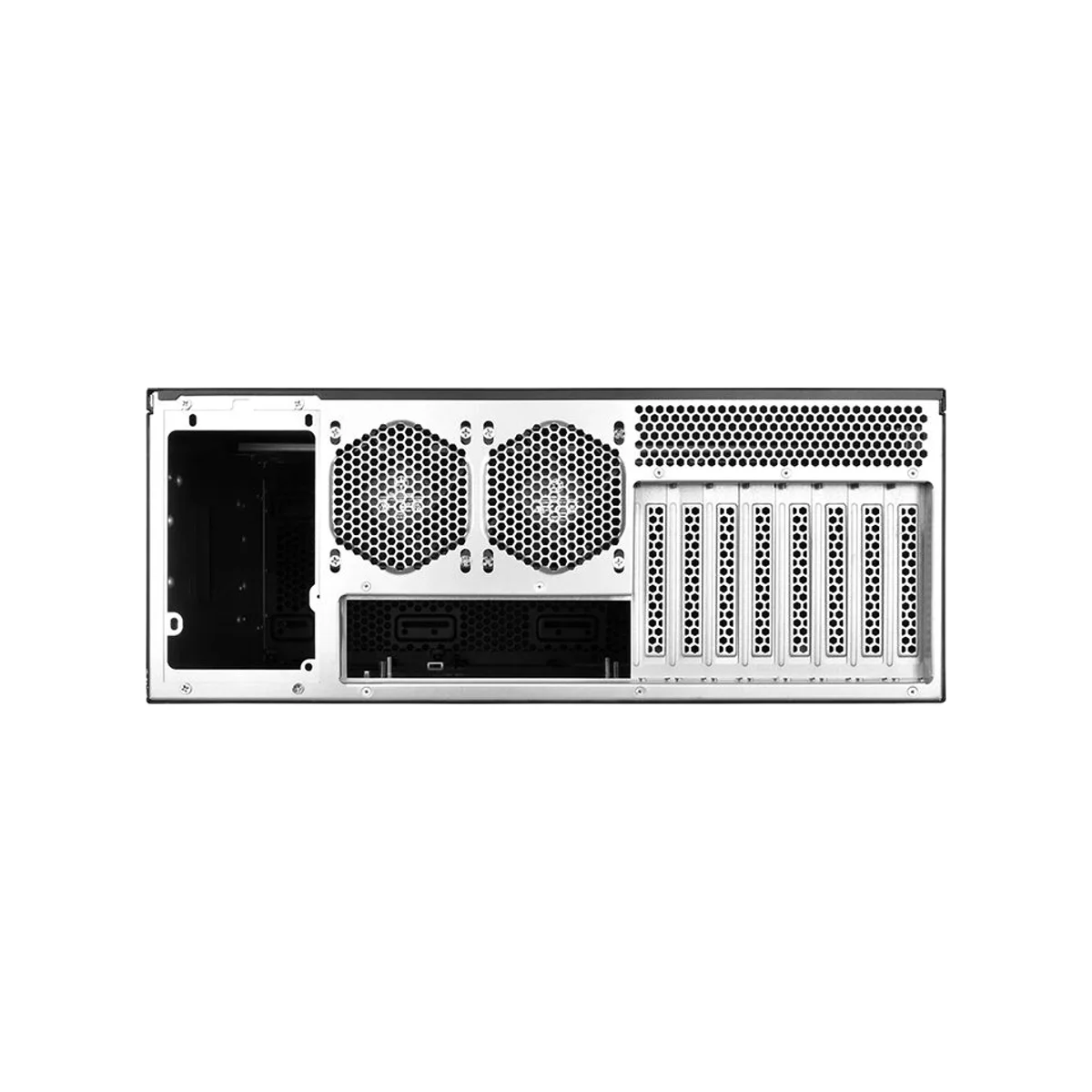 SilverStone RM44 4U Rackmount ATX Gaming Case - Black - SST-RM44 view 4