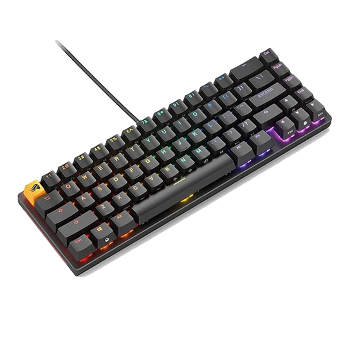 Glorious GMMK 2 TKL Compact 65% Wired Mechanical Keyboard - Black | GLO-GMMK2-65-FOX-B-A view 2