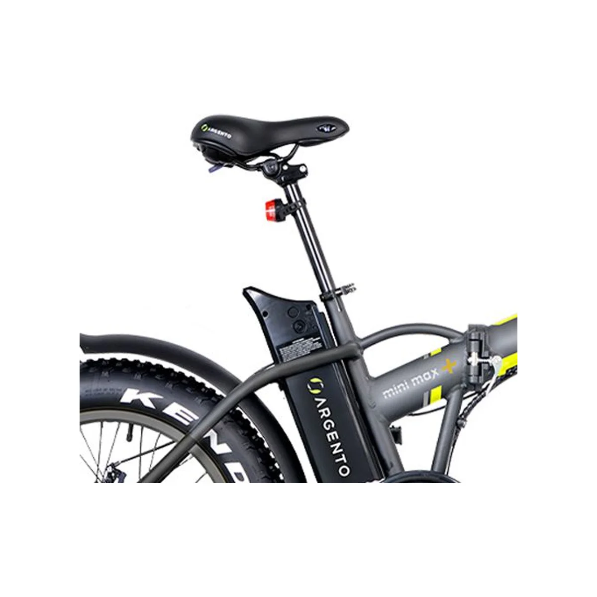 Argento Mini Max Plus Foldable E-Bike Silver (Fat Tire, Foldable, 250W Bafang Motor, 7-Speed Shimano) - MT-ARG-EB-MINIMAX+SLV view 4