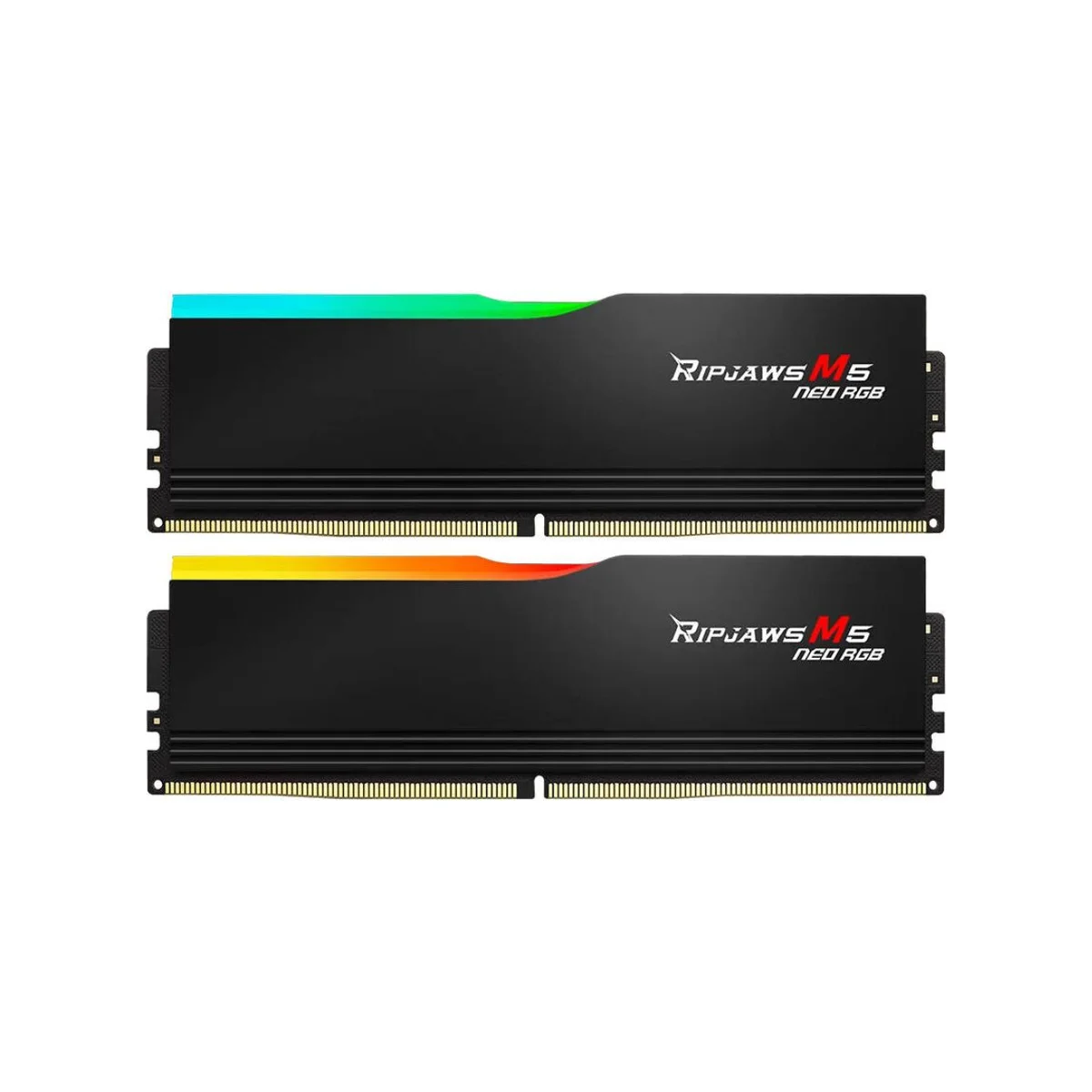 G.SKILL Ripjaws M5 Neo RGB 32 GB (2X16) DDR5 6000MHz RAM Memory (CL36, Black) – F5-6000J3648D16GX2-RM5NRK