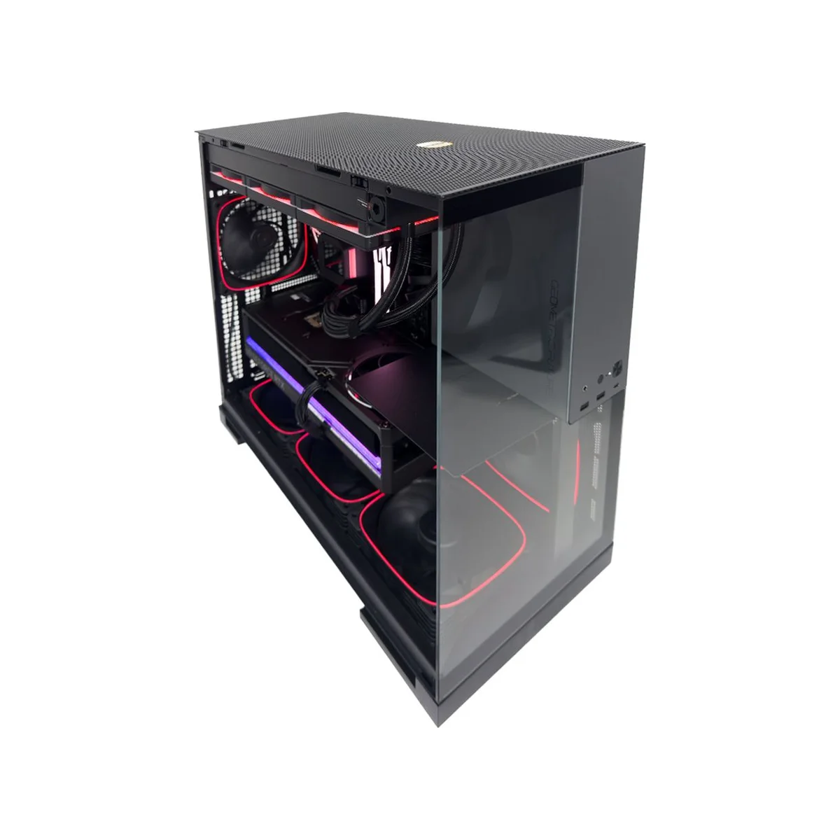 Gaming PC Geometric (Ryzen 7 9800X3D, 32GB DDR5 RAM, RTX 5090 32GB GPU) - Gaming_PC_Geometric view 3