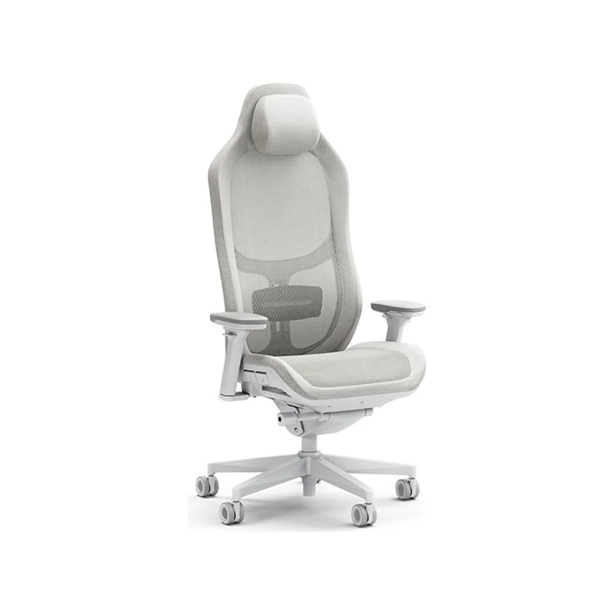 Fractal Refine Mesh Light Gaming Chair - White | Ergonomic Mesh Office Chair (Adjustable Lumbar, Synchro-Tilt, 4D Armrests) - FD-CH-RE1M-02 view 5