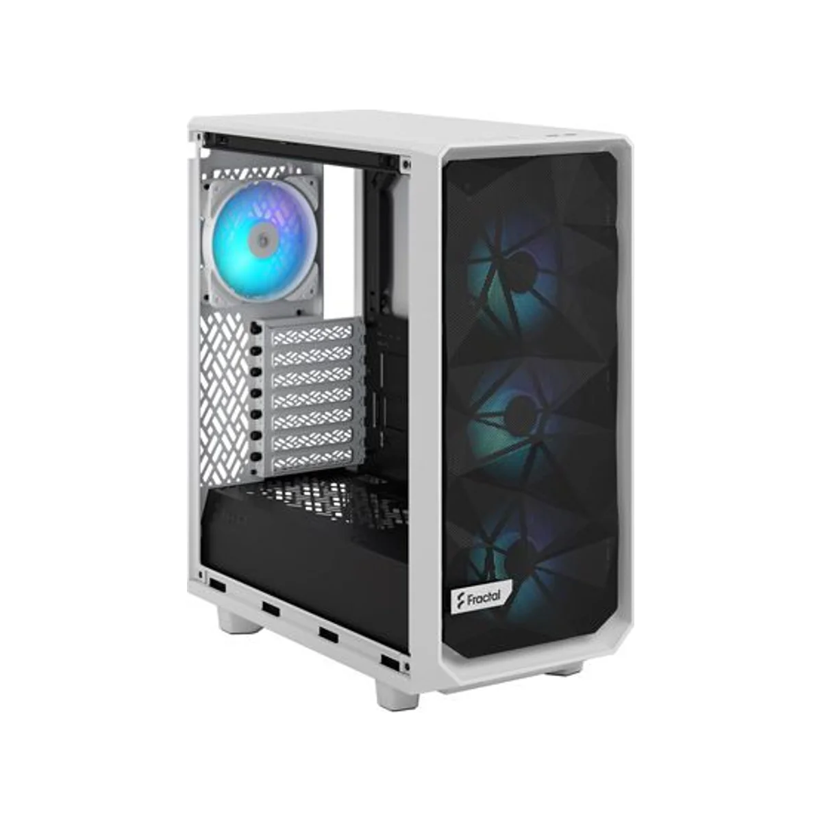 Fractal Meshify 2 Compact Clear Tint Tempered Glass RGB ATX Gaming Case - White - FD-C-MES2C-08 view 5