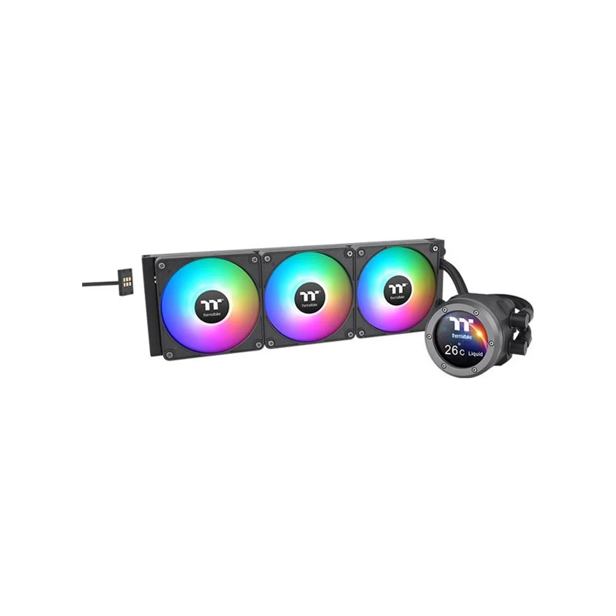 Thermaltake TH360 V2 Ultra EX ARGB Sync All-In-One Liquid Cooler - Black - CL-W415-PL12SW-A