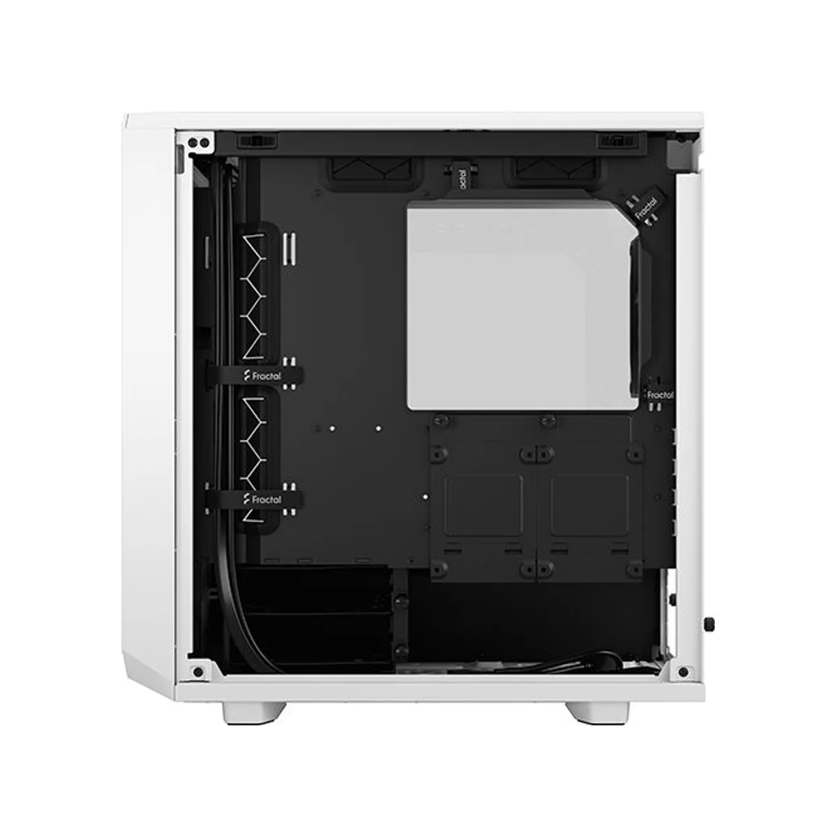 Fractal Meshify 2 Mini White TG clear tint Micro ATX Mid Tower Case (White, mATX, Up to 7 Fans, Tempered Glass) - FD-C-MES2M-02 view 20