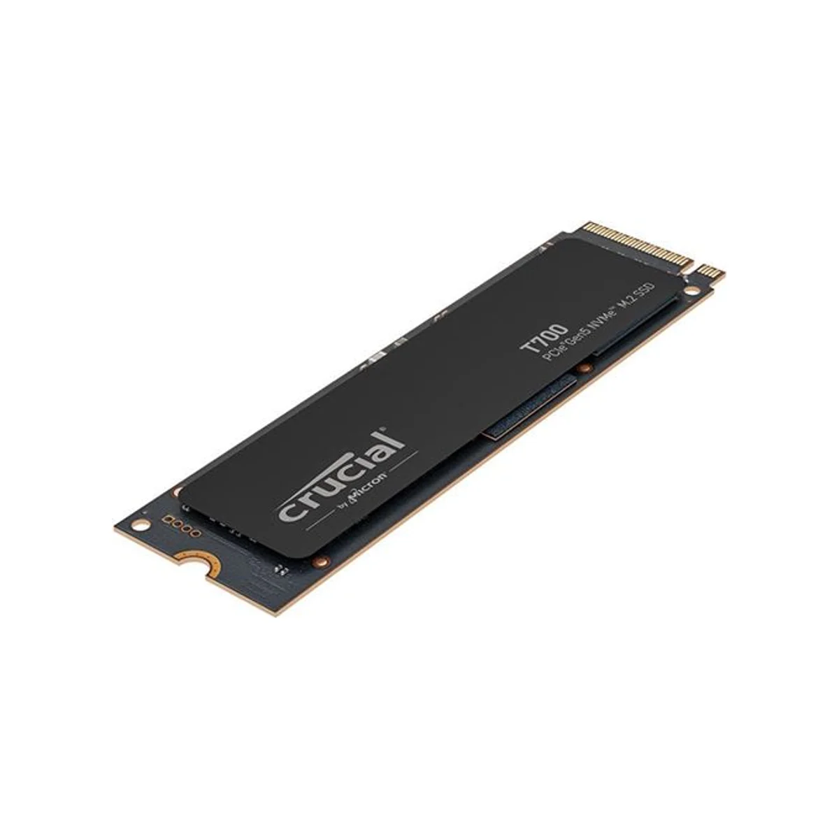 Crucial T700 4TB PCIe Gen5 NVMe M.2 SSD (12400MB/s Read, 11800MB/s Write, 2400TBW) - CT4000T700SSD3 view 2