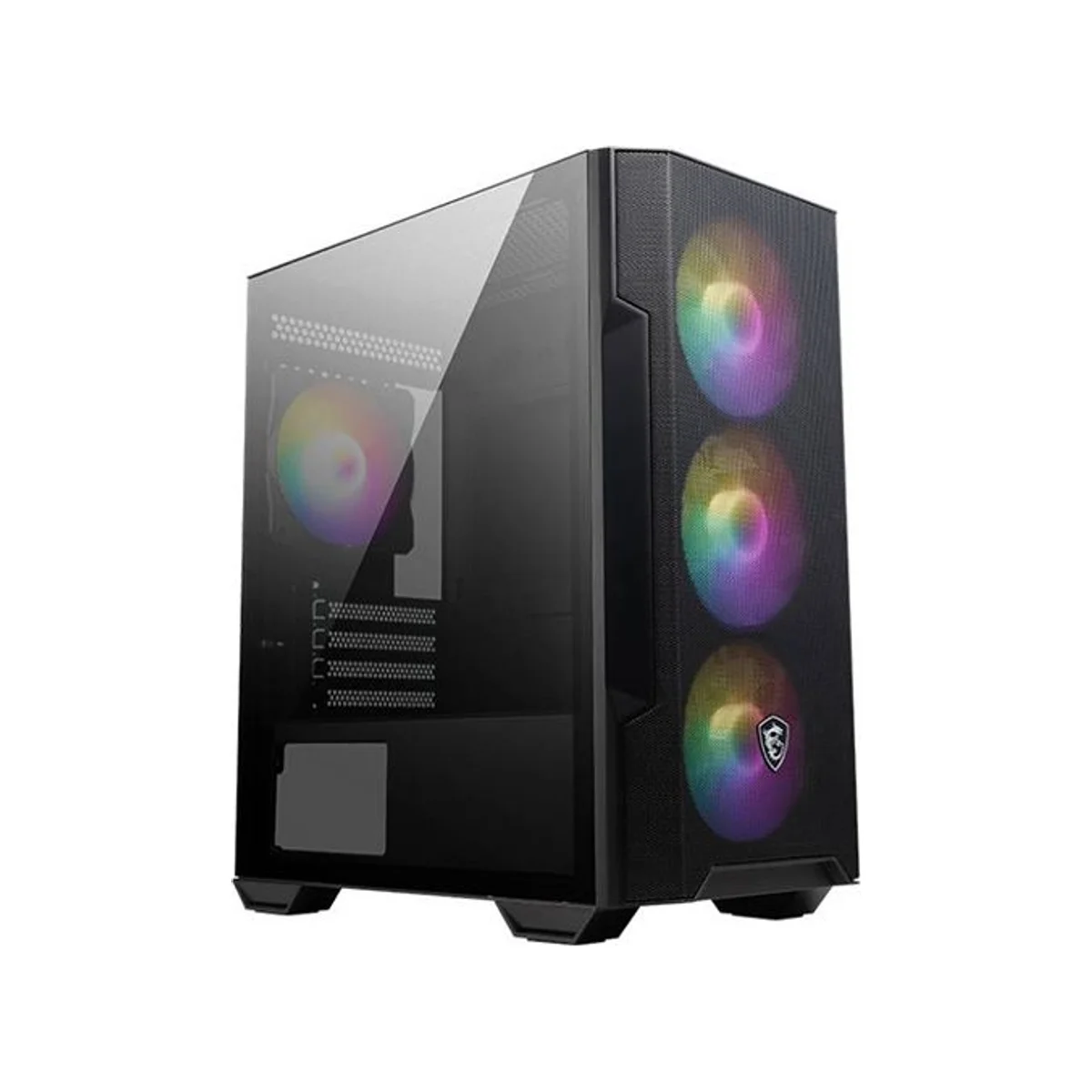 MSI MAG FORGE M100R Micro-ATX Gaming Case - Black - 306-7G20R21-809