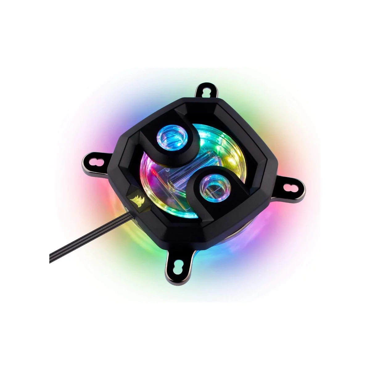 CORSAIR Hydro X Series XC7 RGB CPU Water Block (Black, RGB, Nickel-Plated Copper) - CX-9010004-WW