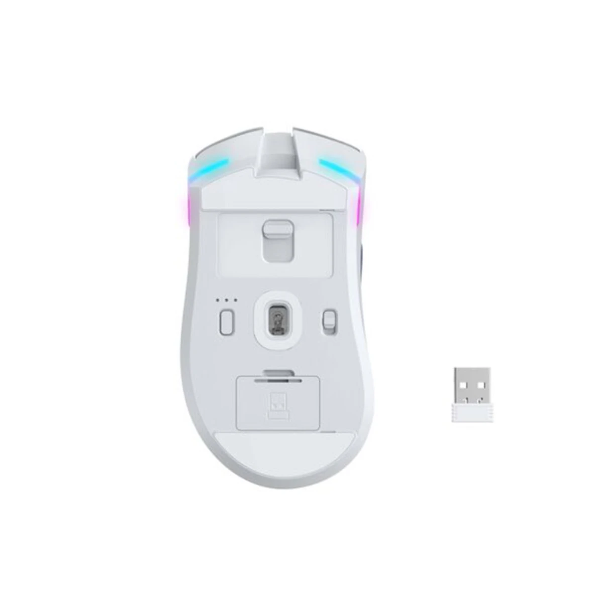 HAVIT Quad-mode 2.4GHz Wireless Gaming Mouse - White - MS966WB-White view 3