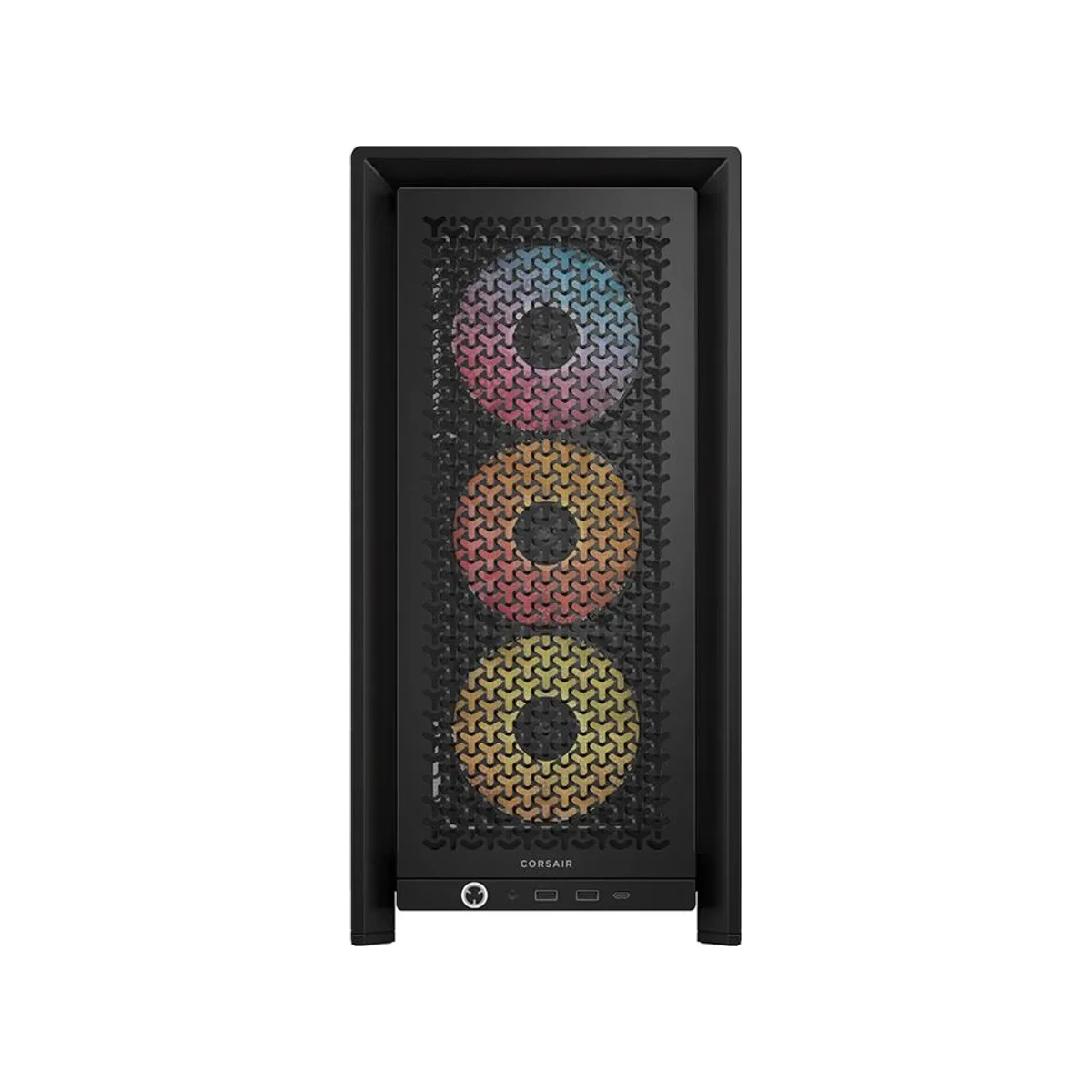 Corsair FRAME 4000D RS Modular Tempered Glass ARGB Mid-Tower Gaming Case - Black - CC-9011296-WW view 2