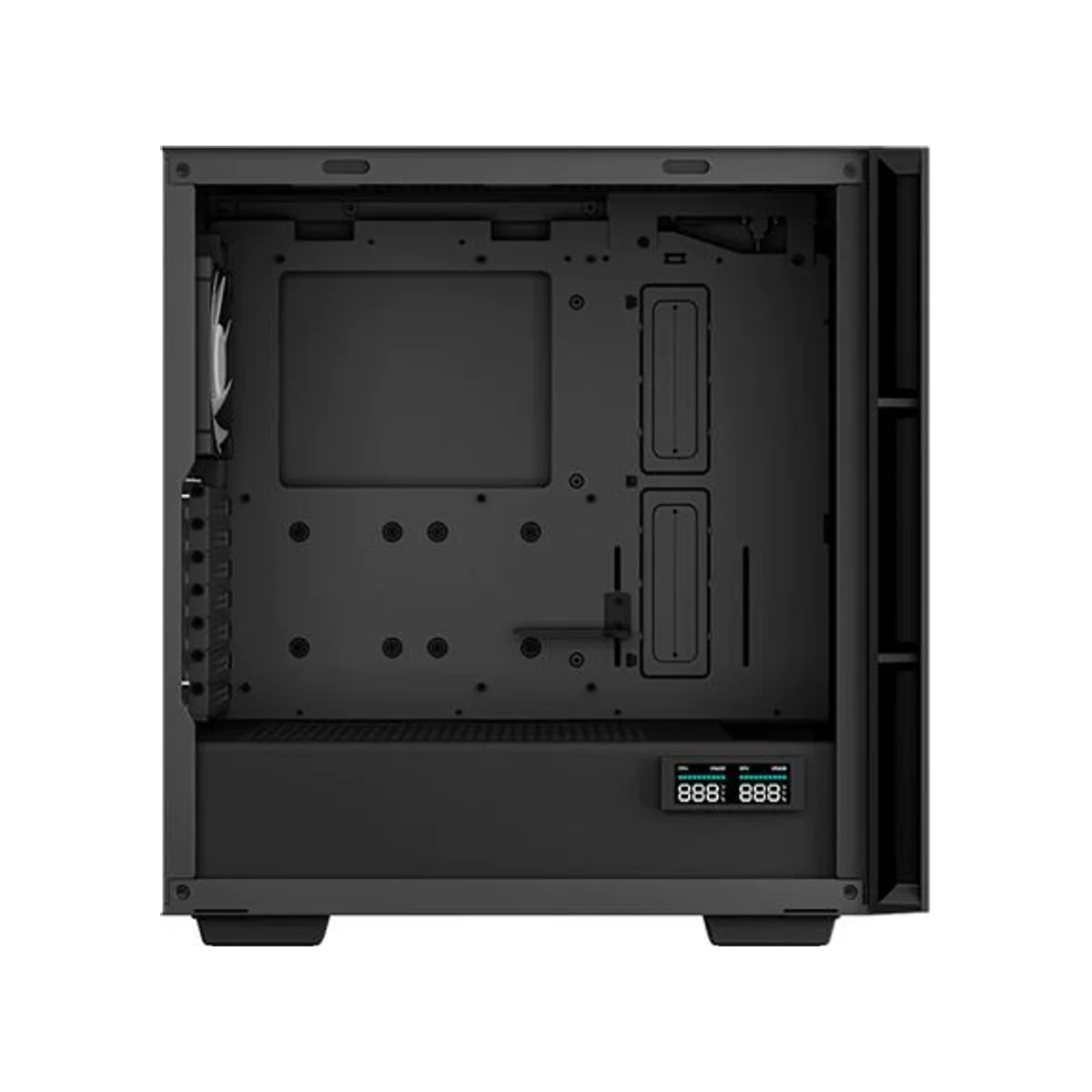 DeepCool CH560 ARGB Digital Mid-Tower Gaming Case - Black - R-CH560-BKAPE4D-G-1 view 3