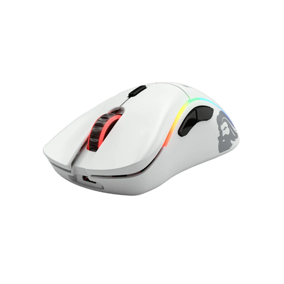 Glorious Model D Wireless Gaming Mouse - Matte White (69g, BAMF Sensor, 71hr Battery) - GLO-MS-DW-MW view 3