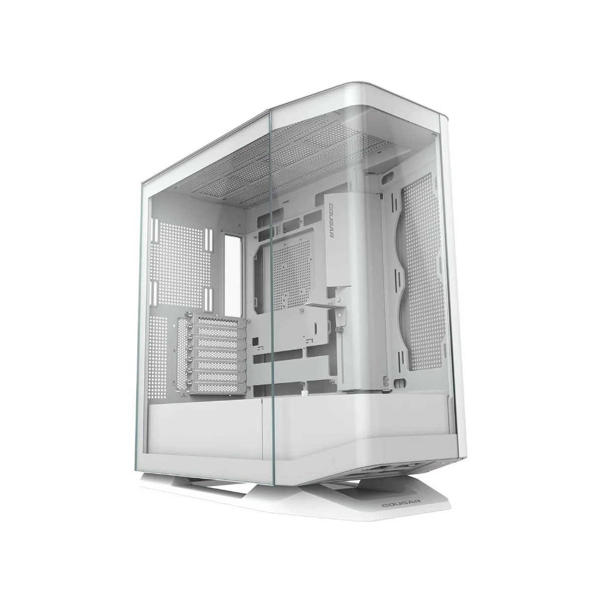 Cougar FV270 Glass Panoramic E-ATX Gaming Case - White - Fv270-White