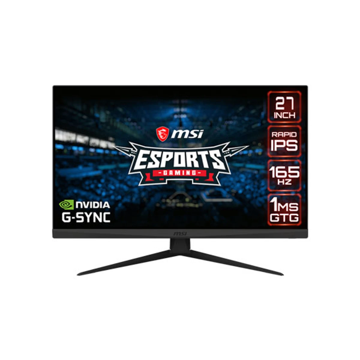 MSI Optix G273QF QHD 165Hz 1ms IPS Gaming Monitor (27", 16:9, 2560 x 1440) - 9S6-3CA81A-070