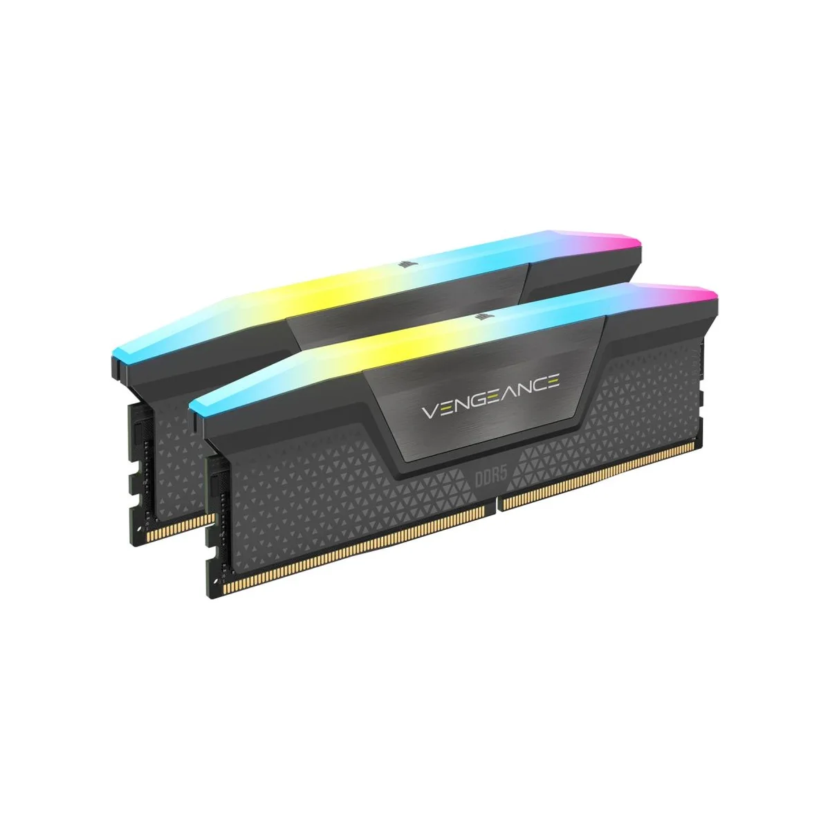Corsair Vengeance RGB 32 GB (2X16) DDR5 6000MHz RAM Memory (CL36, XMP/EXPO, Grey) – CMH32GX5M2E6000Z36 view 2