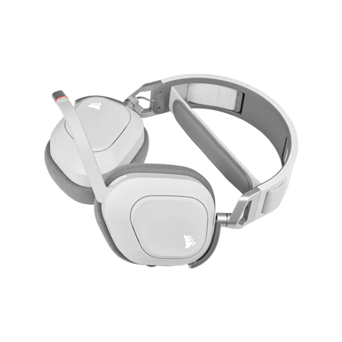 Corsair HS80 RGB Wireless Premium Gaming Headset With Spatial Audio - White | CA-9011236-EU view 4