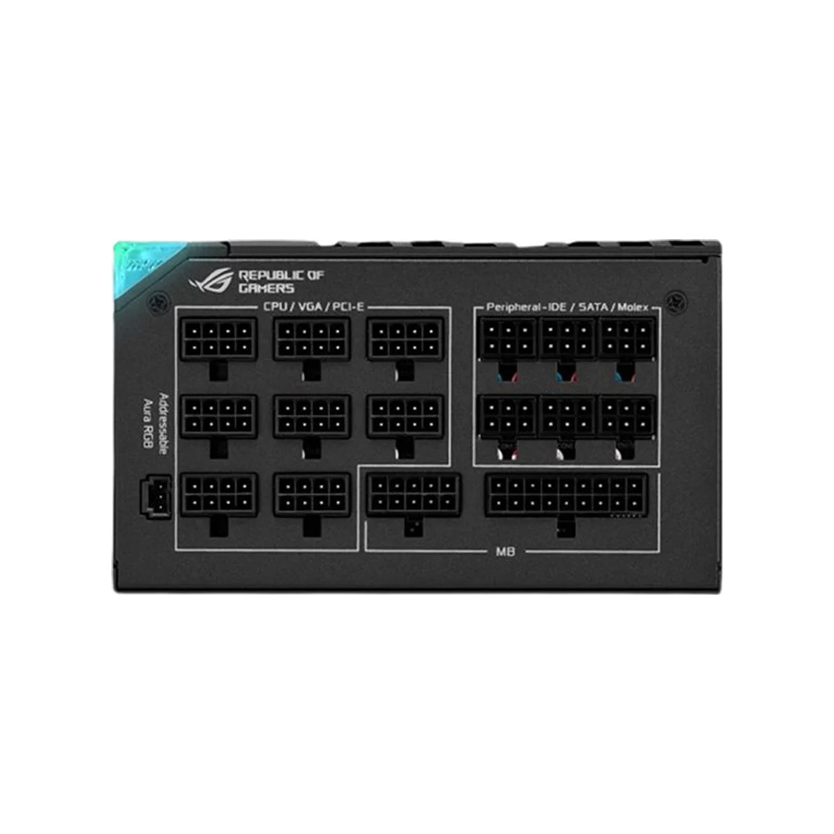 ASUS ROG Thor 1000W 80Plus Platinum II ATX Power Supply - Black - 90YE00L4-B0NA00 view 7