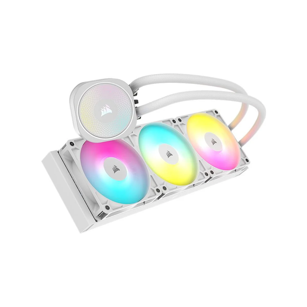 Corsair NAUTILUS 360 RS ARGB CPU Liquid Cooler - White - CW-9060095-WW view 2
