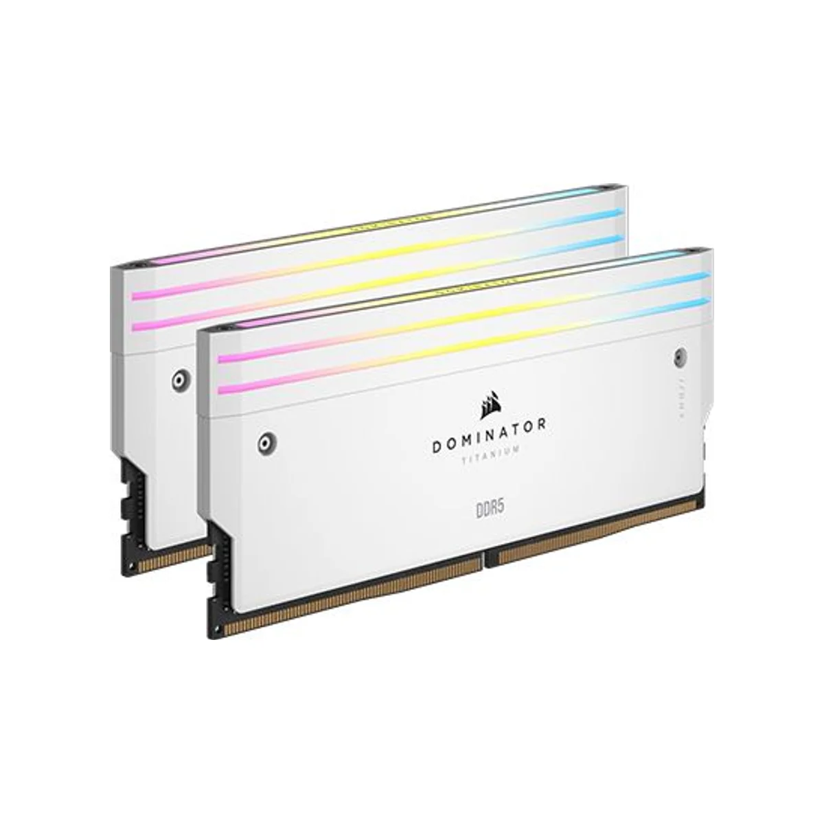 Corsair Dominator Titanium RGB 32 GB (2X16) DDR5 6400MHz RAM Memory (CL32, White) – CMP32GX5M2B6400C32W view 2