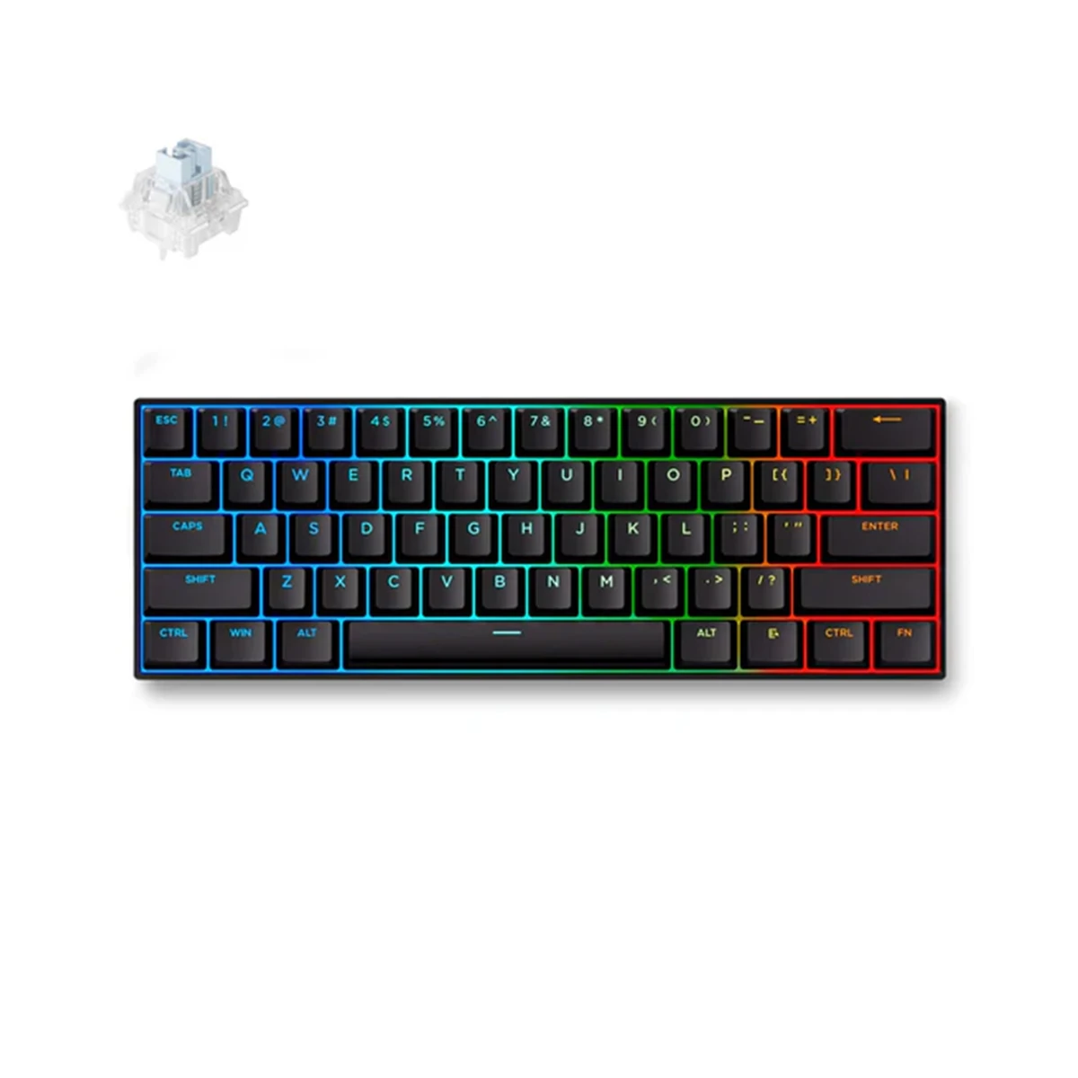 MCHOSE Ace 60 Hall Effect Magnetic Switch Gaming Keyboard - Black | Ace60-3A