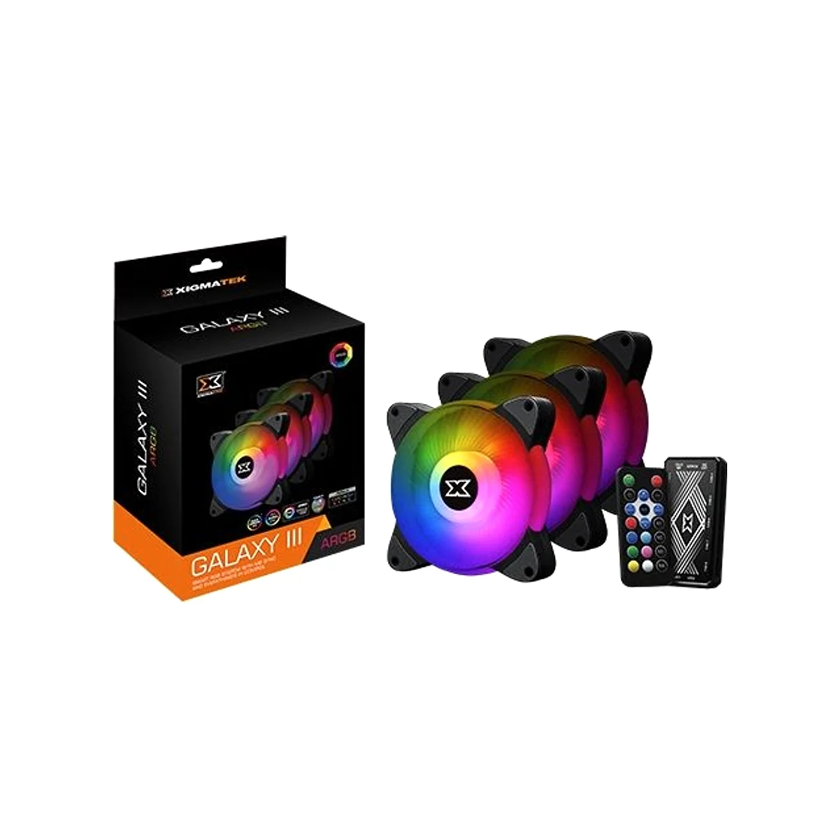 Xigmatek Galaxy III Essential ARGB 3 Fans Pack - EN45433 view 6
