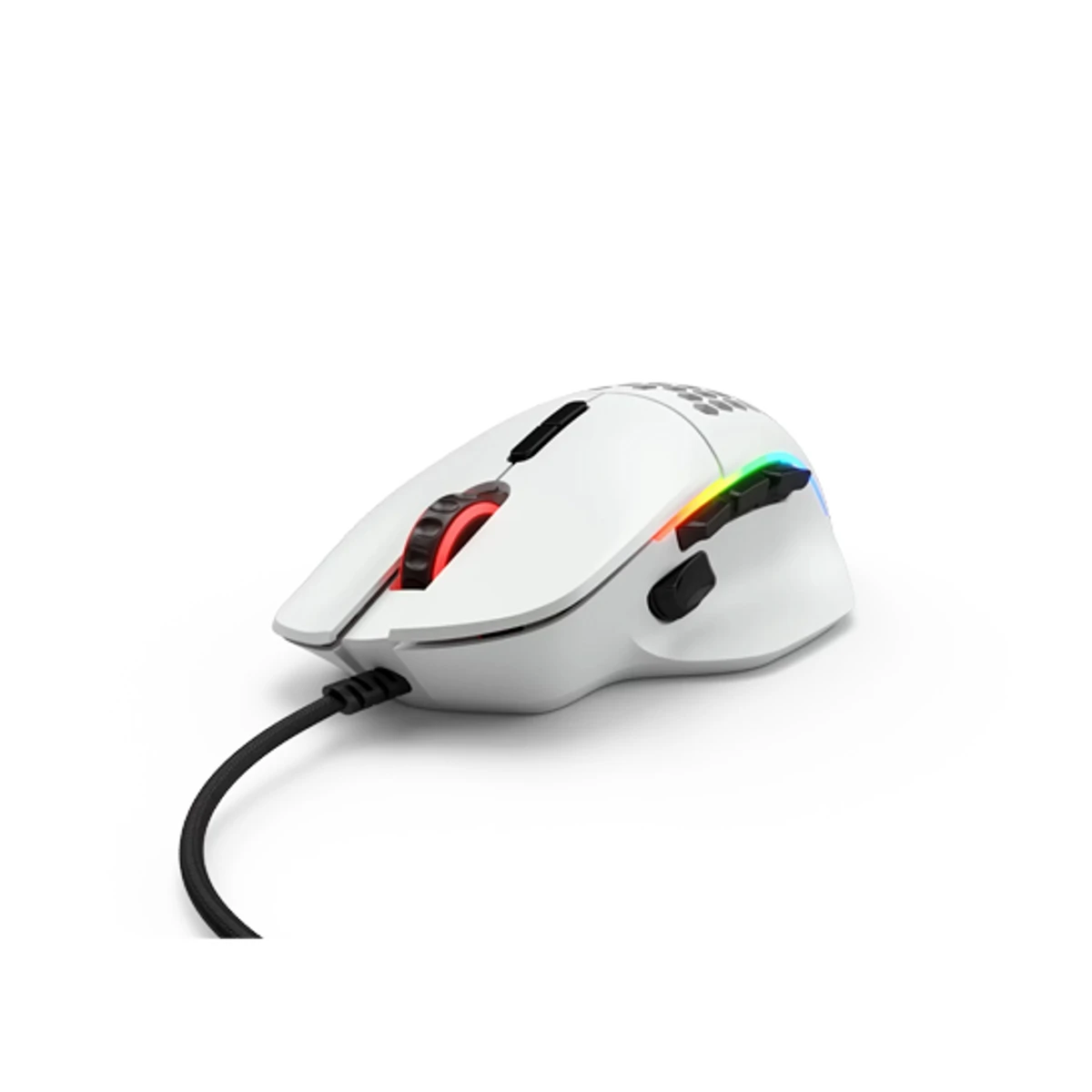 GLORIOUS Model I Gaming Mouse - Matte White (Ergonomic, Lightweight, 9 Programmable Buttons) - GLO-MS-I-MW view 2
