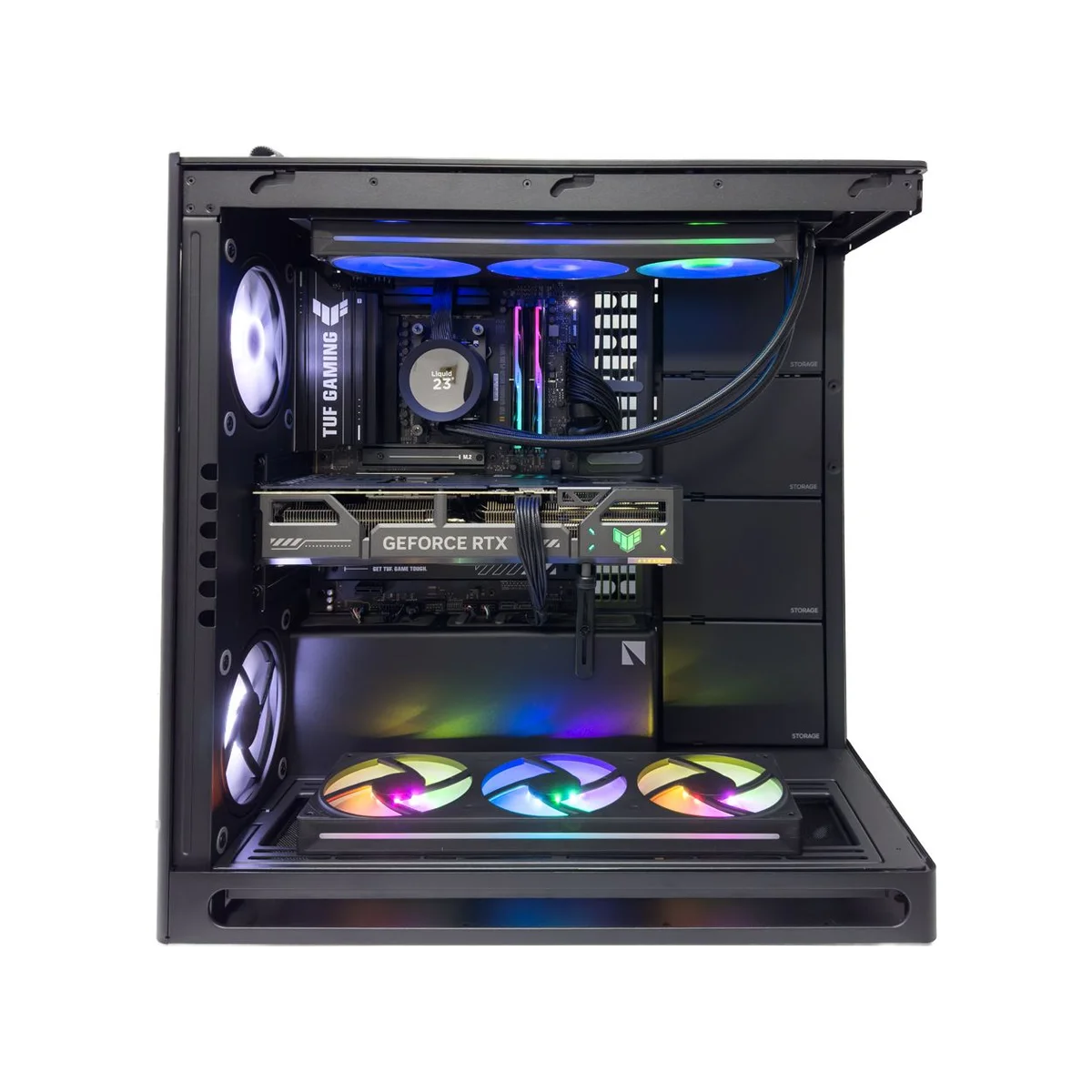 Gaming PC HS420 (Ryzen 7 7800X3D, 32GB DDR5, RTX 5070 Ti 16GB) - Gaming_PC_HS420 view 3