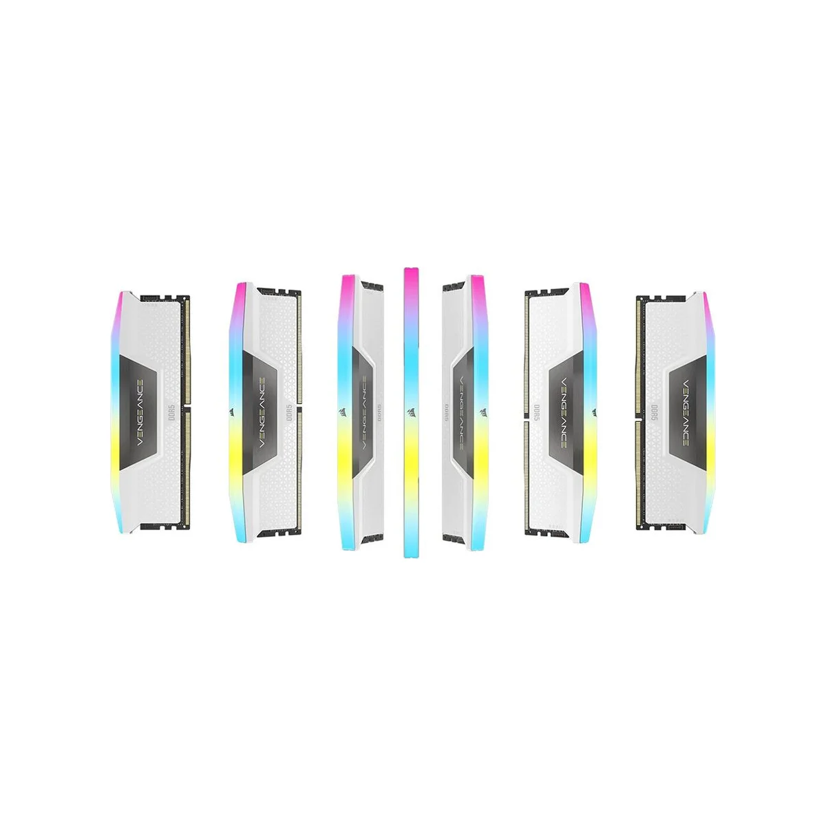 Corsair Vengeance RGB 32 GB (2X16) DDR5 6400MHz RAM Memory (CL36, White) – CMH32GX5M2B6400C36W view 4