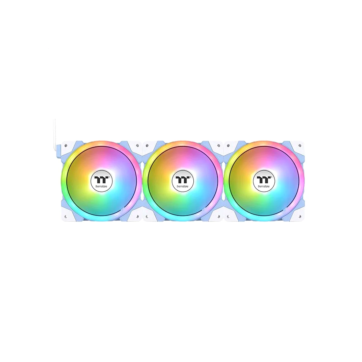 Thermaltake SWAFAN EX14 ARGB Sync PC Cooling Fan TT Premium Edition (3-Fan Pack) - Hydrangea Blue - CL-F184-PL14BU-A view 2