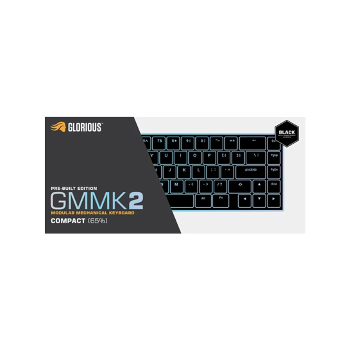 Glorious GMMK 2 65% Fox Switches Mechanical keyboard - Black | GLO-GMMK2-65-FOX-B view 5