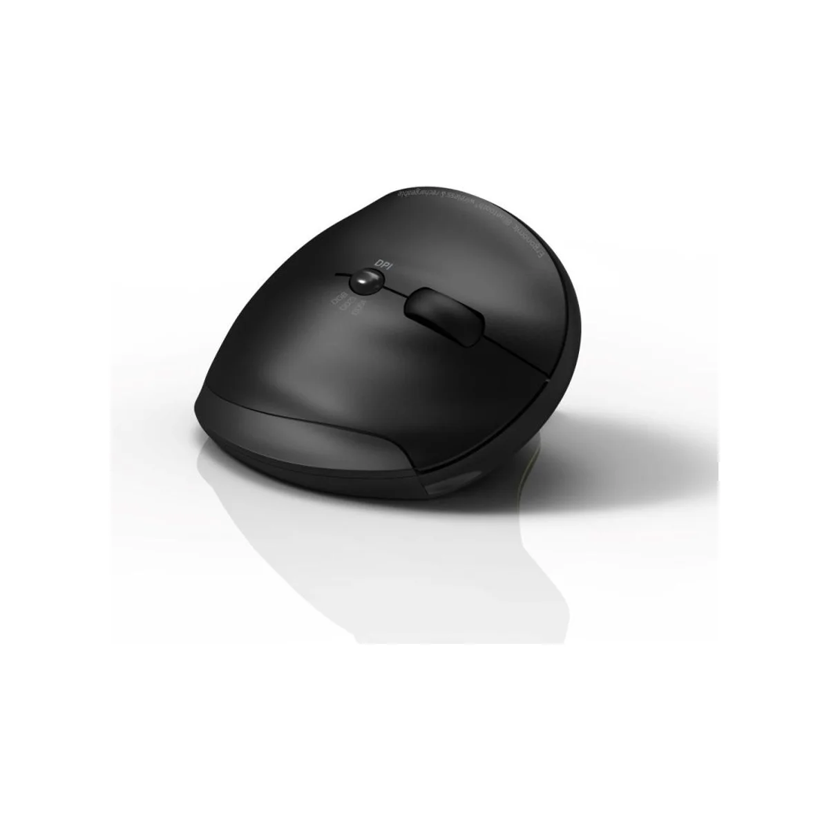 PORT Designs Ergonomic Rechargeable 2.4 GHz Bluetooth Wireless Mouse (Black, Silent, Plug-and-Play) - 900706-BT view 3