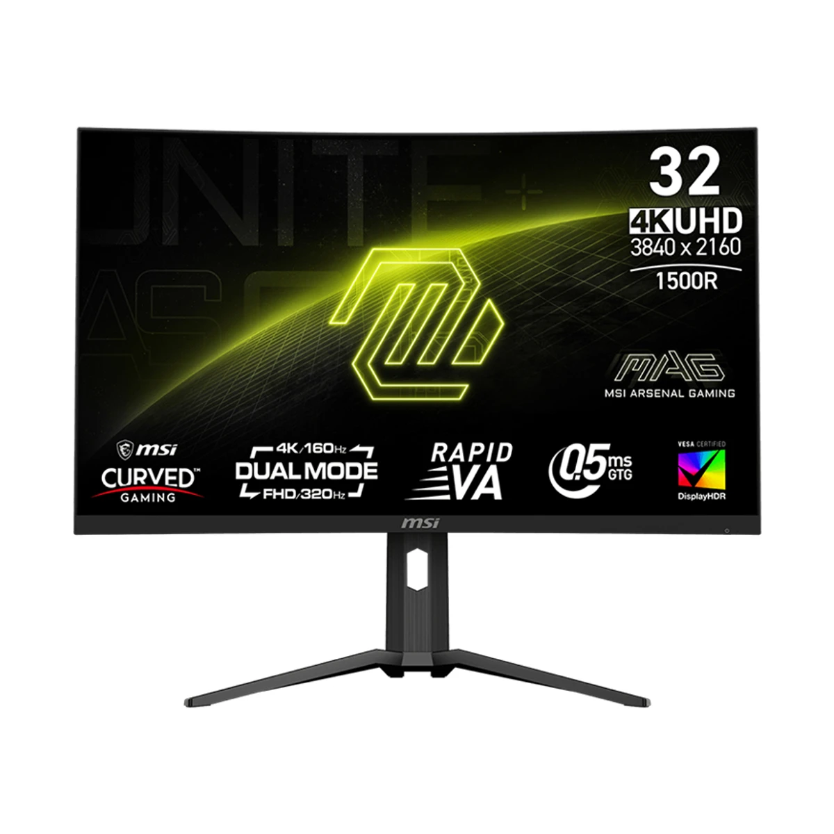 MSI MAG 321CUPDF 31.5" UHD Gaming Monitor (Black, 320Hz, 0.5ms, VA) - 9S6-3DC54A-036