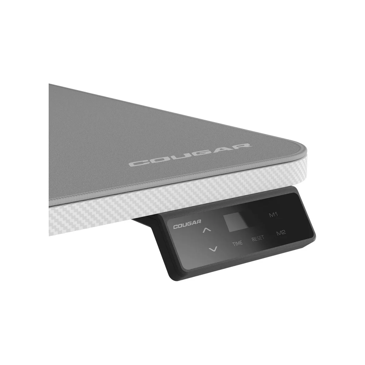CORSAIR E-STAR 120 Adjustable Height Gaming Desk - White (Full Desk Mouse Pad, Removable Monitor Stand, Cable Tray) - 3MSTA1WW-0001 view 6