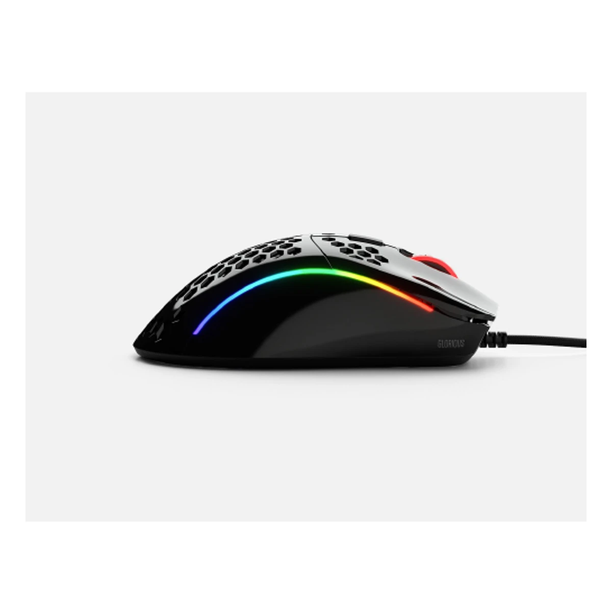 Glorious Model D Minus Gaming Mouse - Glossy Black (Pixart PMW-3360, Omron 20M, 6 Buttons, 62g) - GLO-MS-DM-GB view 5