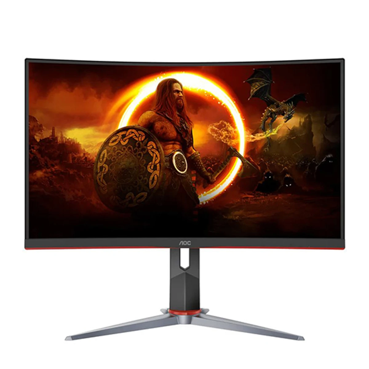 AOC C27G2Z2 27-inch VA FHD 0.5MS 240Hz Curved Gaming Monitor - Black (Black, 27-inch, FHD, 0.5ms, 240Hz) - C27G2Z2 view 2