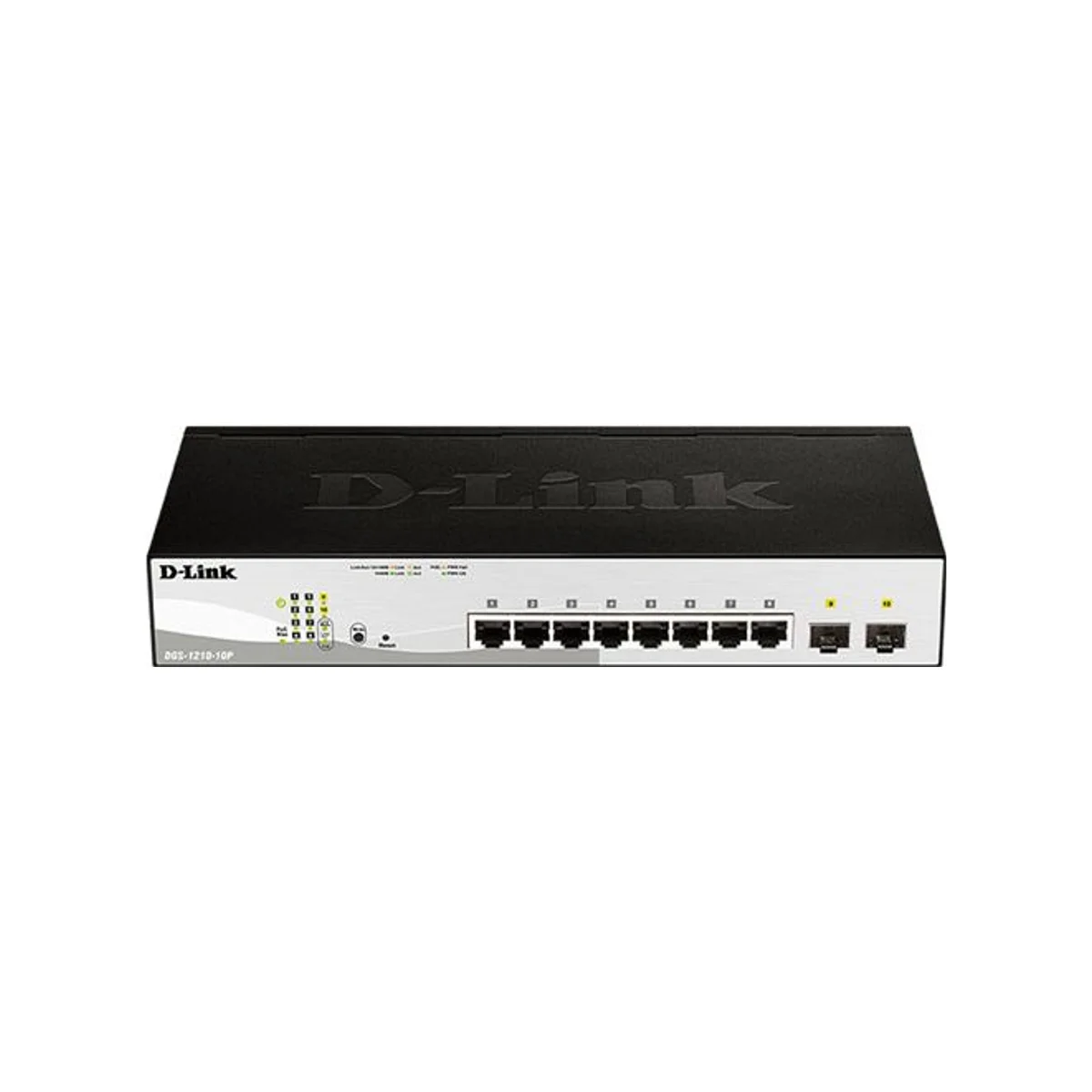D-LINK 8 Port Gigabit PoE Smart Managed Switch - DGS-1210-10P-E