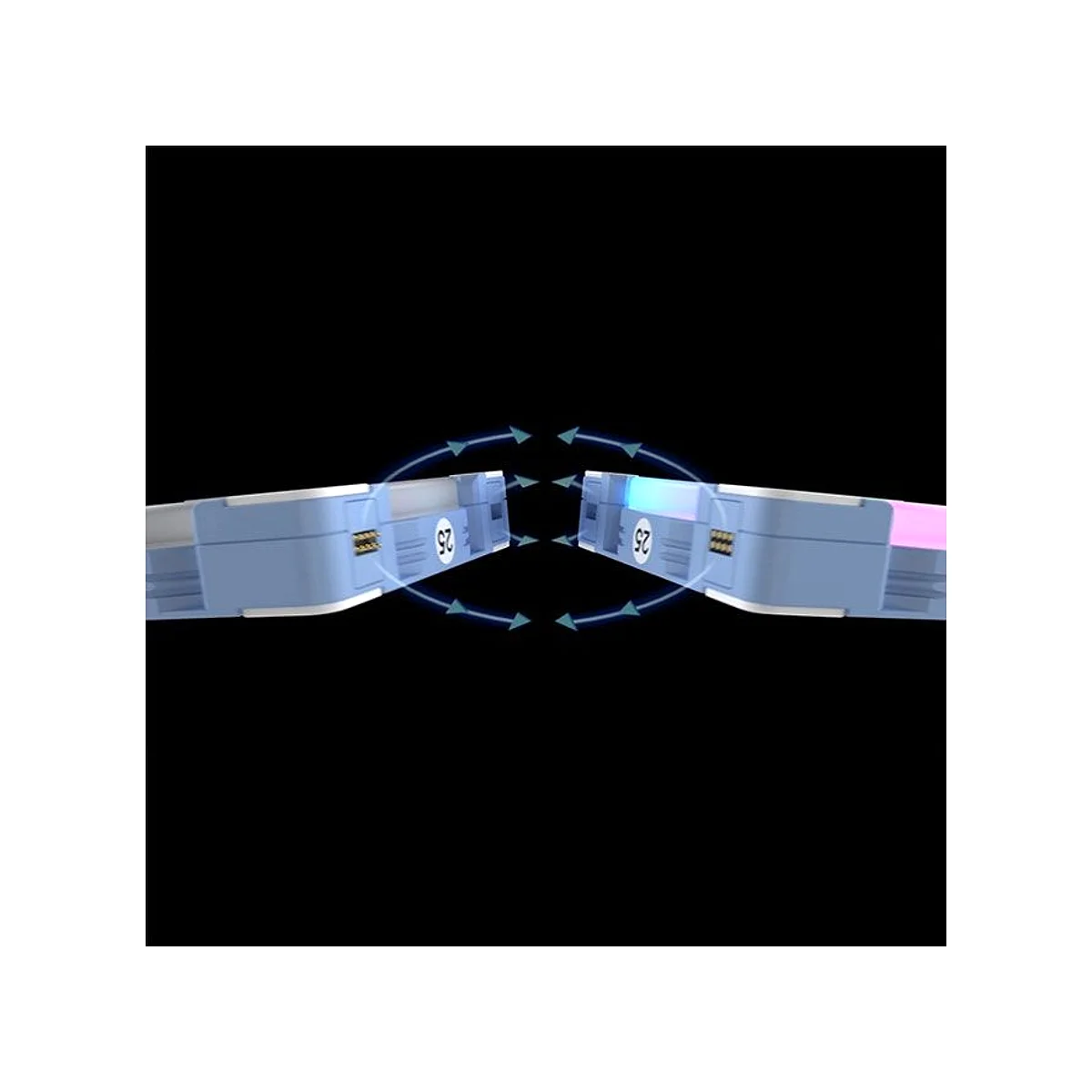 Thermaltake SWAFAN EX12 ARGB Sync PC Cooling Fan TT Premium Edition (3-Fan Pack) - Hydrangea Blue - CL-F183-PL12BU-A view 5