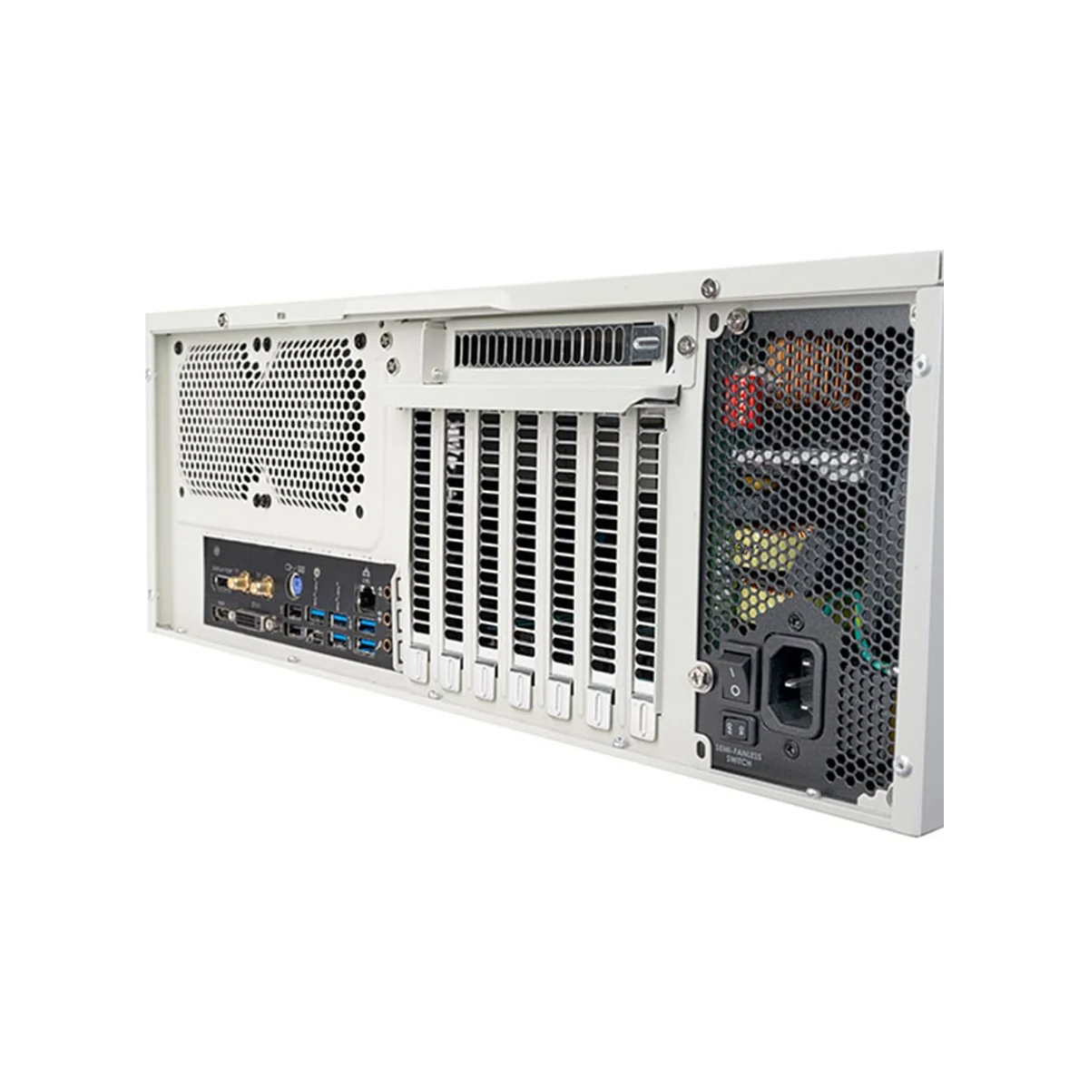 SilverStone FLP01 Retro HTPC ATX Gaming Case - White - SST-FLP01W view 5