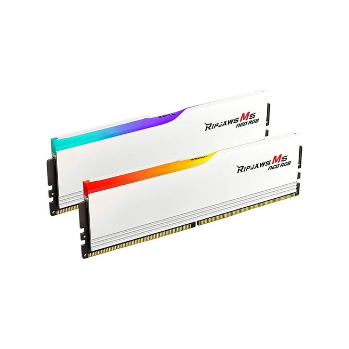 G.SKILL Ripjaws M5 Neo RGB 64 GB (2X32) DDR5 6000MT/s RAM Memory (White) – F5-6000J3636F32GX2-RM5NRW view 2