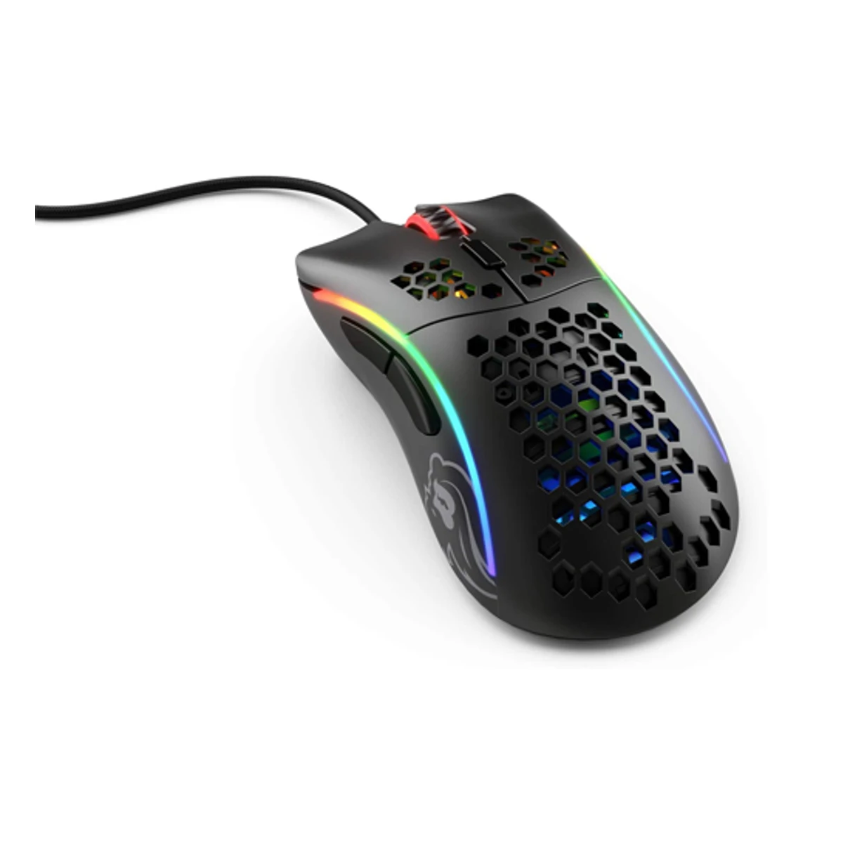 Glorious Model D Minus Gaming Mouse - Matte Black (Matte Black, 61g, 12000 DPI, 6 Buttons, Omron Switches) - GLO-MS-DM-MB view 3