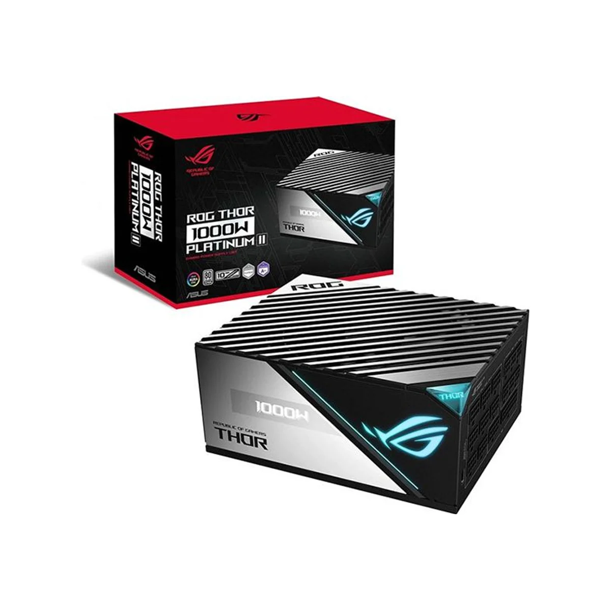 ASUS ROG Thor 1000W 80Plus Platinum II ATX Power Supply - Black - 90YE00L4-B0NA00