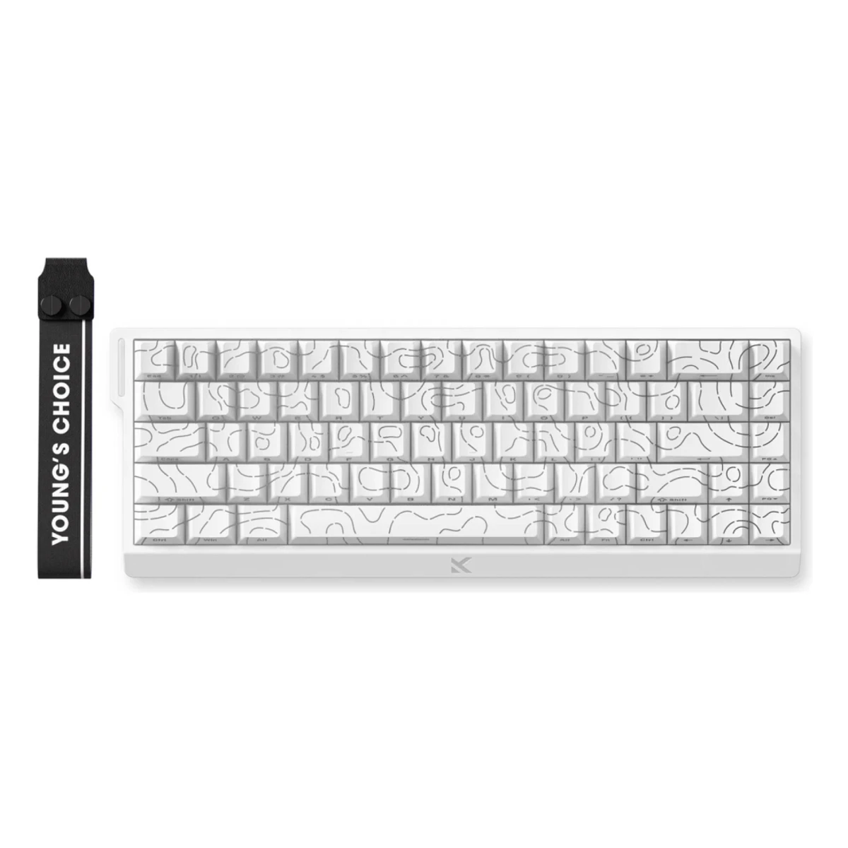 MCHOSE Ace68 E-sport Magnetic Switch 65% Wired Keyboard - White | MC-Ace68-16