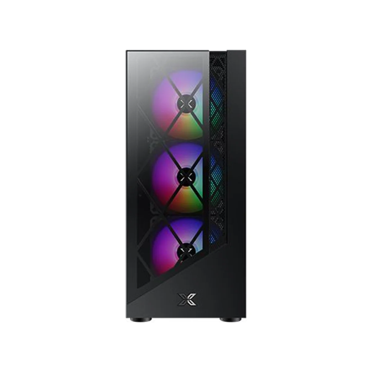 Xigmatek Duke Tempered Glass RGB ATX Gaming Case - Black - EN49158 view 2
