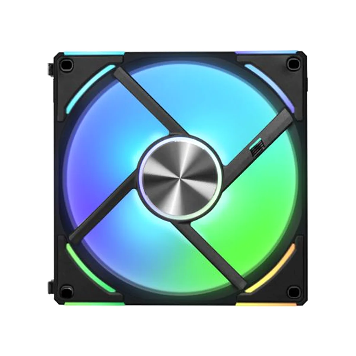 Lian Li UNI FAN AL120 V2 RGB 120mm Triple Pack Cooling Fan - Black - UF-AL120V2-3B view 3