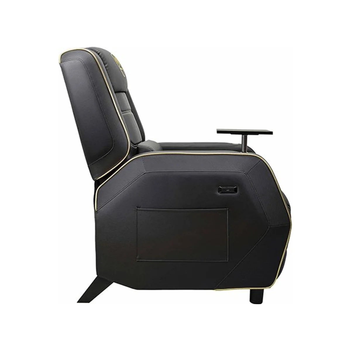 COUGAR Ranger Pro Royal Gaming Sofa - Black/Gold (Side Pocket, Swivel Table, USB-C) - 3MRGPGLB.0001 view 4