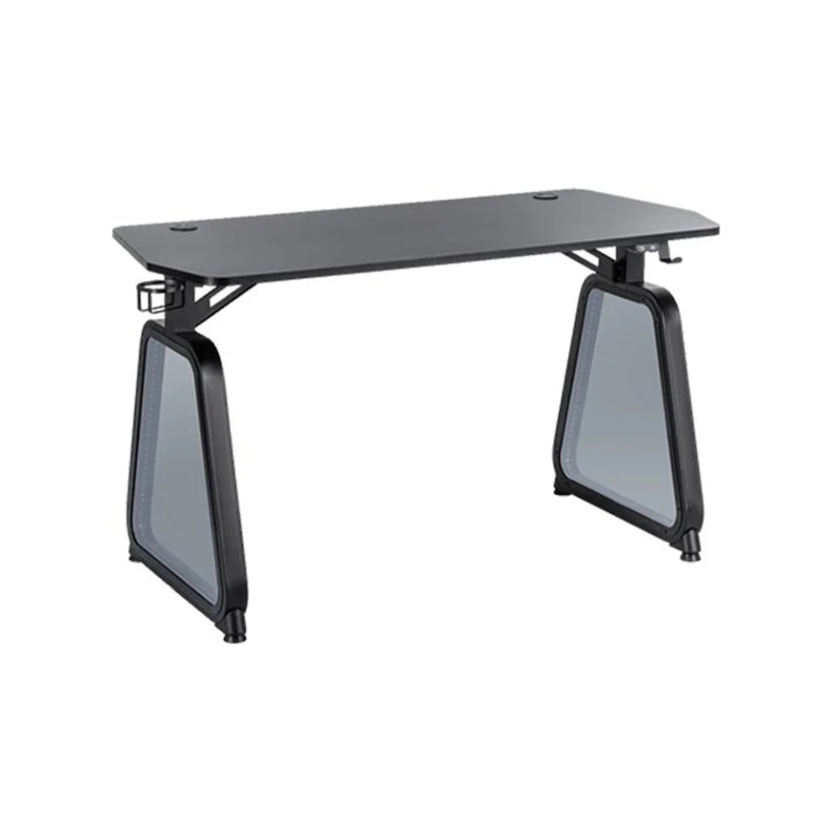 TWISTED MINDS RGB INFINITY Glass Legs Gaming Desk (120x60x75 cm) - TM-GMD12-D1 view 2