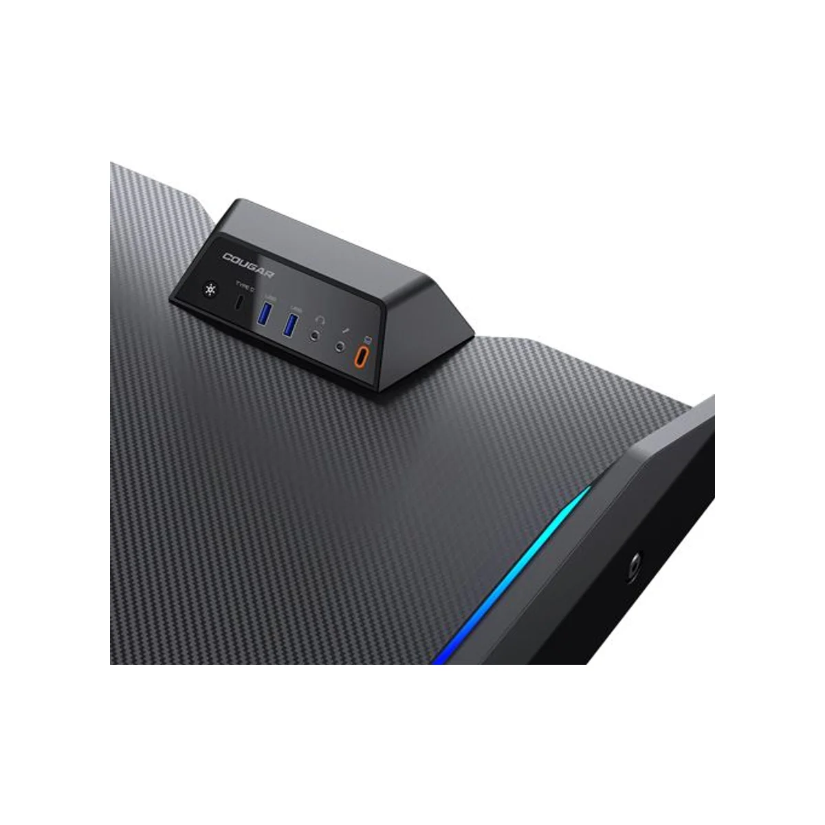 COUGAR E-MARS RGB Electrical Gaming Desk | Adjustable Height - 1531mm Wide - 100kg Load - 3M1503SB.0001 view 6