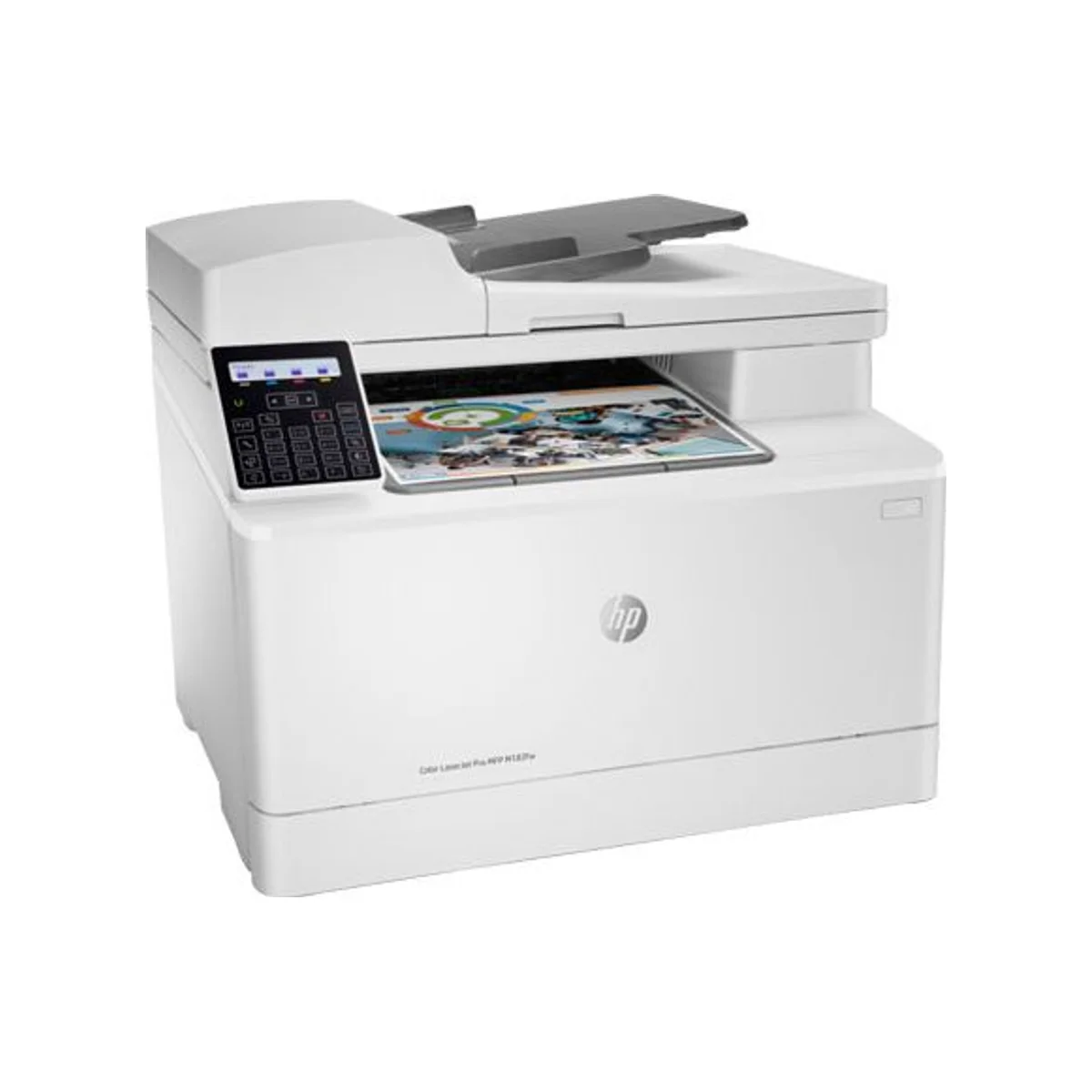 HP LaserJet Pro MFP M183FW Color Laser Printer | Print, Copy, Scan, Fax, Wireless - 7KW56A view 3