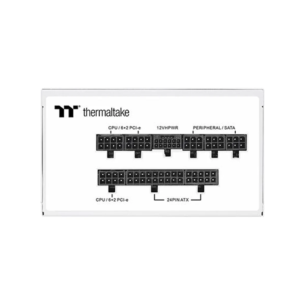 Thermaltake Toughpower GF A3 Snow 850W ATX 80 PLUS Gold Fully Modular Power Supply - White - PS-TPD-0850FNFAGK-N view 5