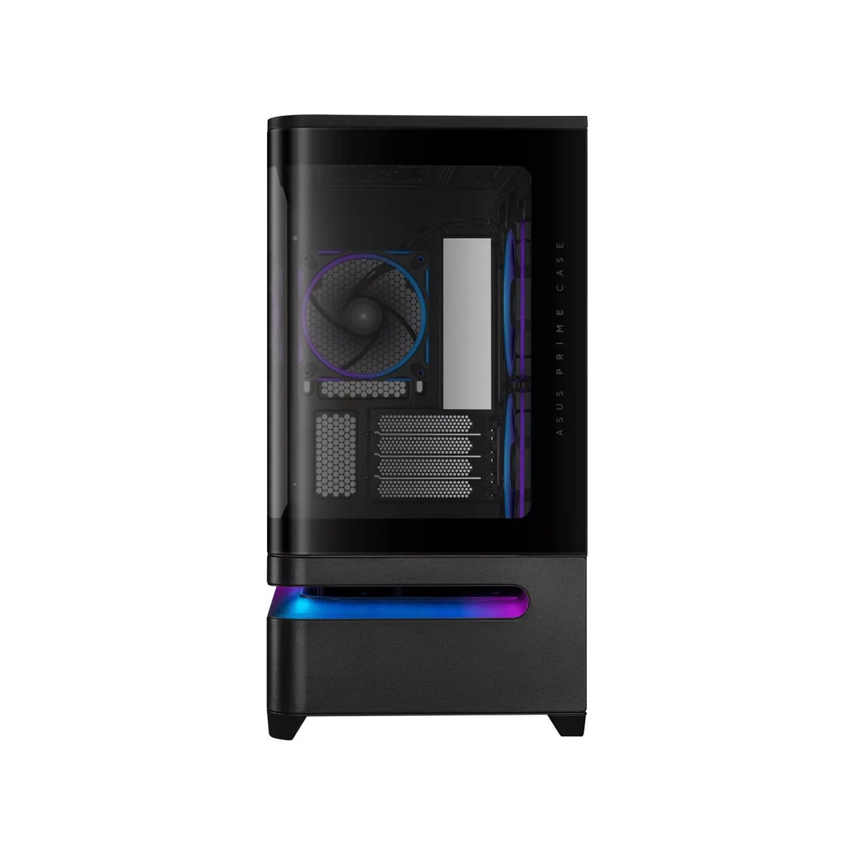 ASUS Prime AP201 Mesh Micro-ATX Gaming Case – Black view 2
